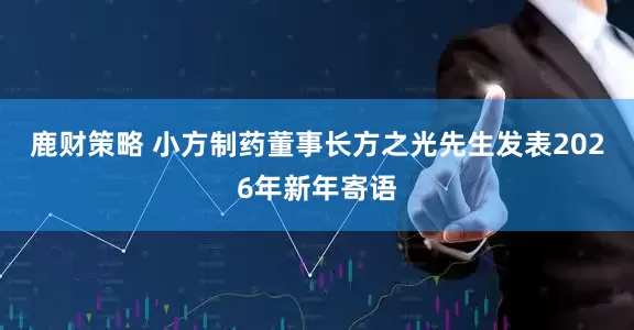 鹿财策略 小方制药董事长方之光先生发表2026年新年寄语